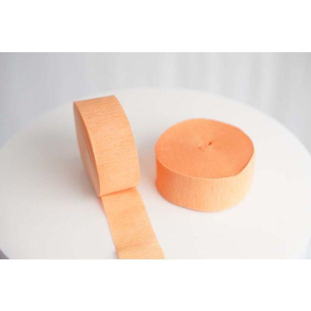 Standard Peach Crepe Paper Streamer - Party Affair