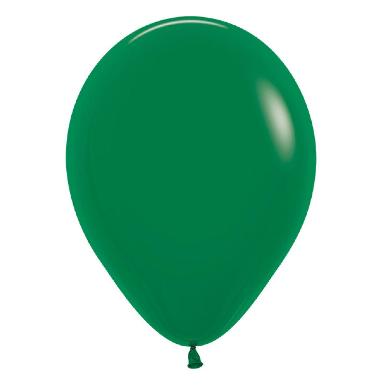 Standard Dark Green Latex Helium Balloon - Party Affair