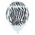 Zebra Stripes Print Latex Balloon