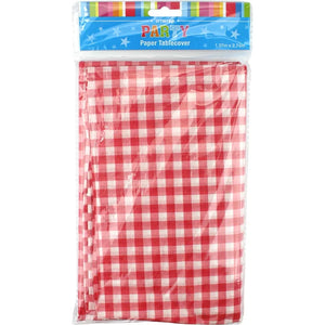 Red Gingham Tablecover