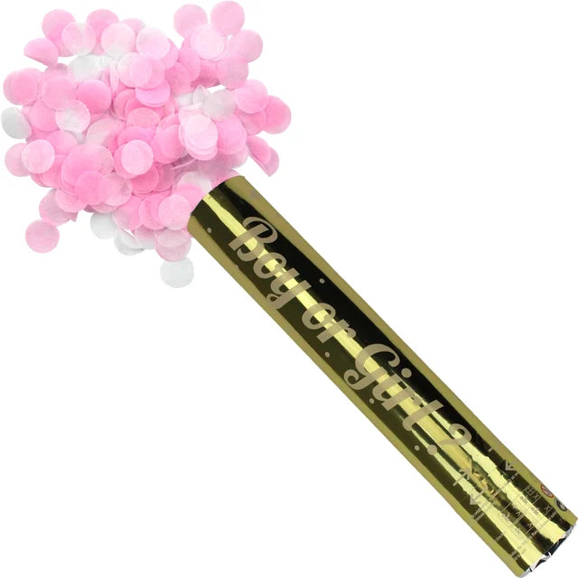 Pink Gender Reveal Confetti Popper - Party Affair