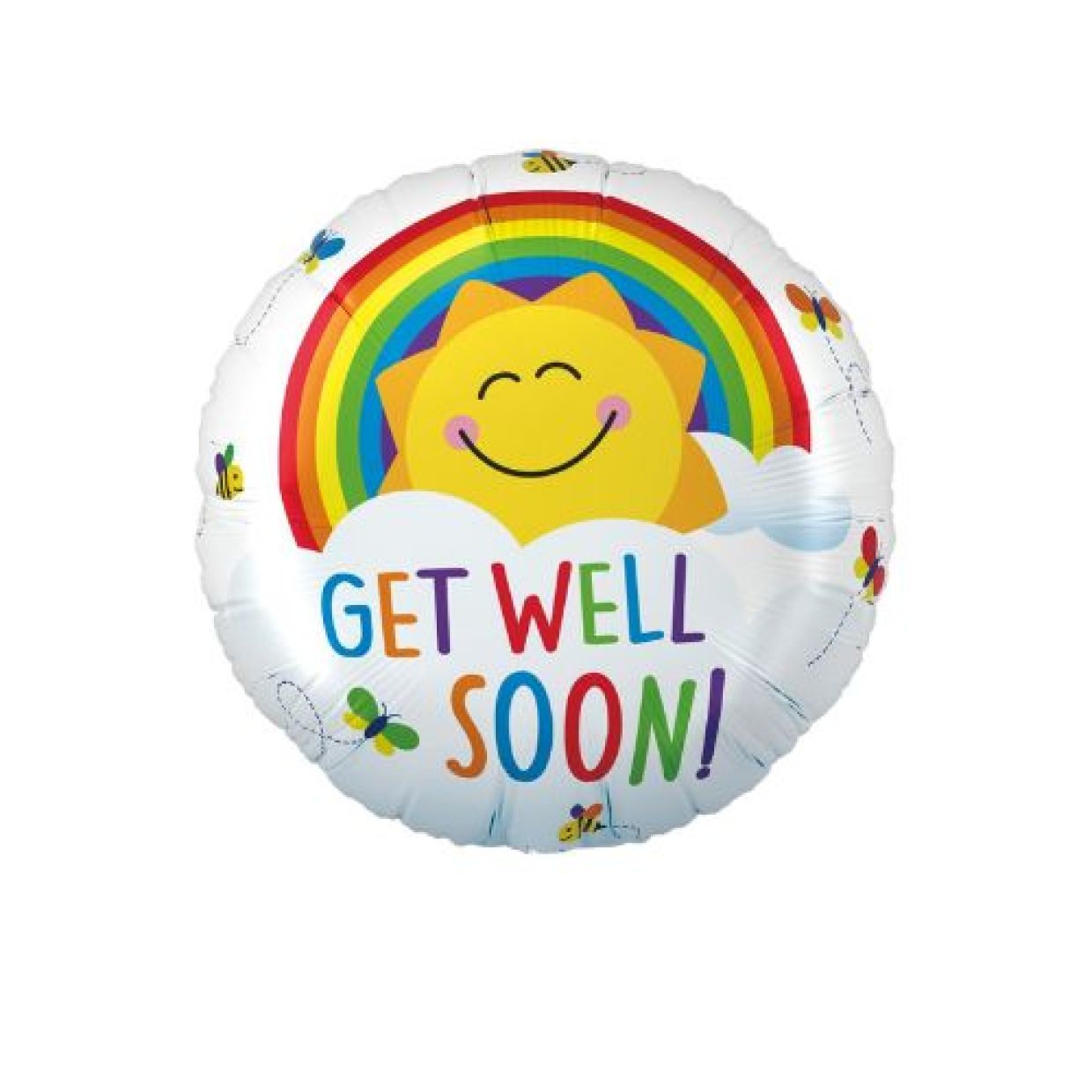 Get Well Soon Happy Sun Foil Balloon