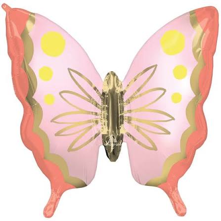 Soulful Blossoms Butterfly Foil Balloon