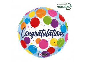 Congrats Balloon Burst Foil Balloon