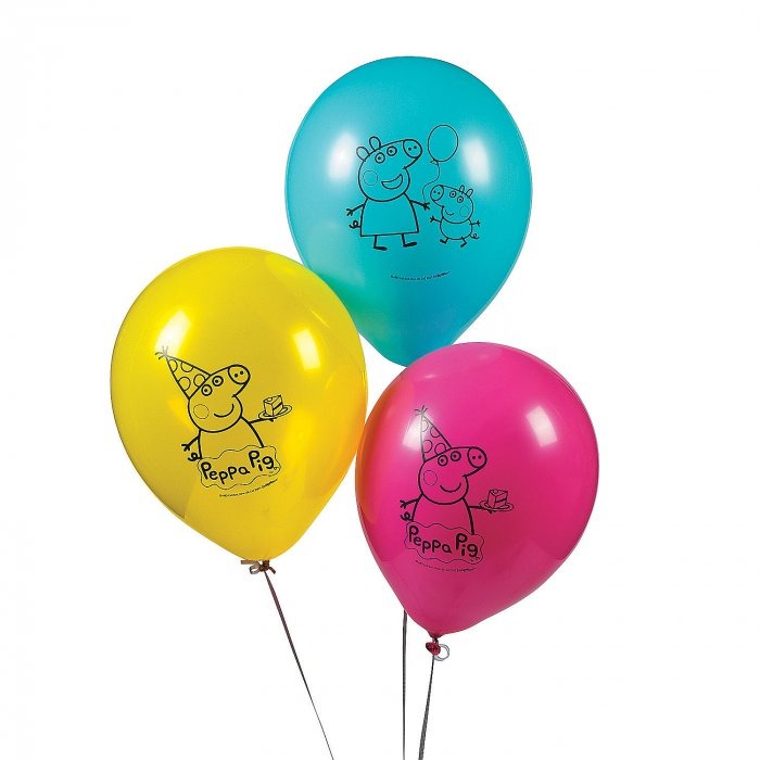 Peppa Pig Print Latex Balloon