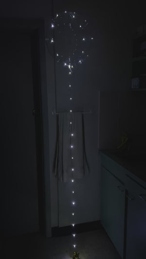 LED Light Up Balloon PVC Bright White Ea