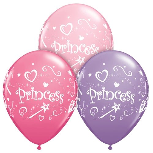 Princess Print Latex Balloon