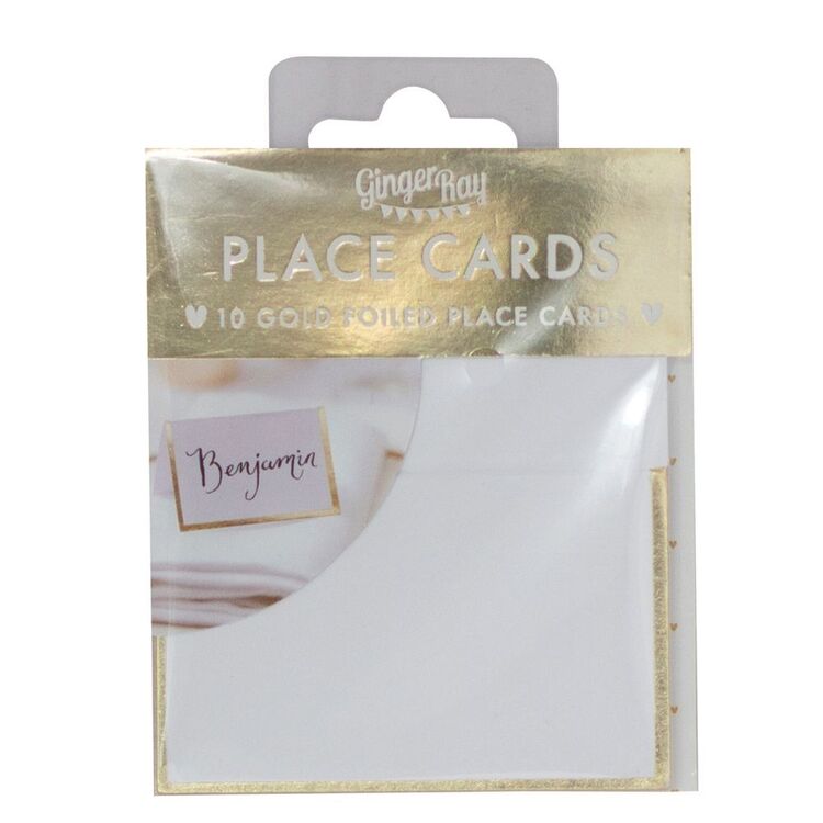 Gold Place Cards