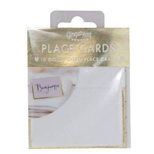 Gold Place Cards