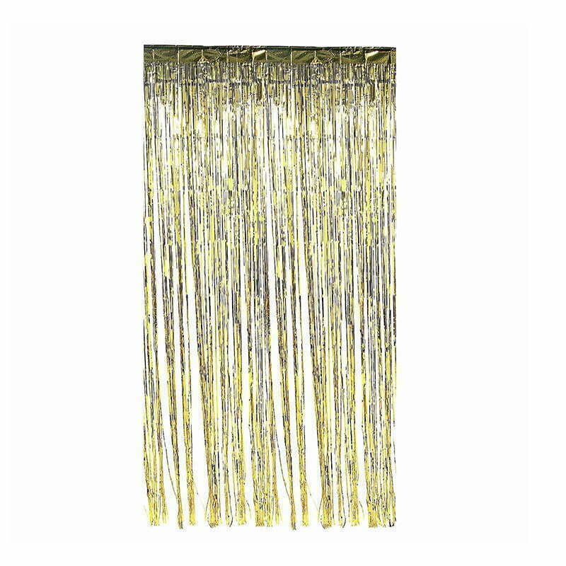 Metallic Gold Foil Curtain