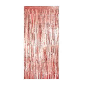 Metallic Rose Gold Foil Curtain