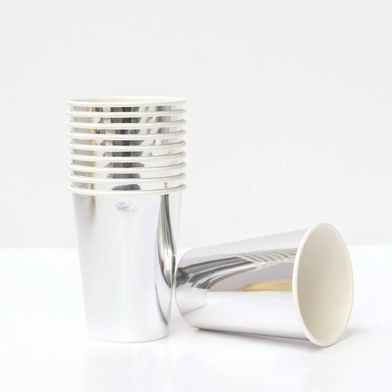 Silver Foil Paper Cups