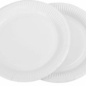White Paper Plates Pk 20 - Party Affair