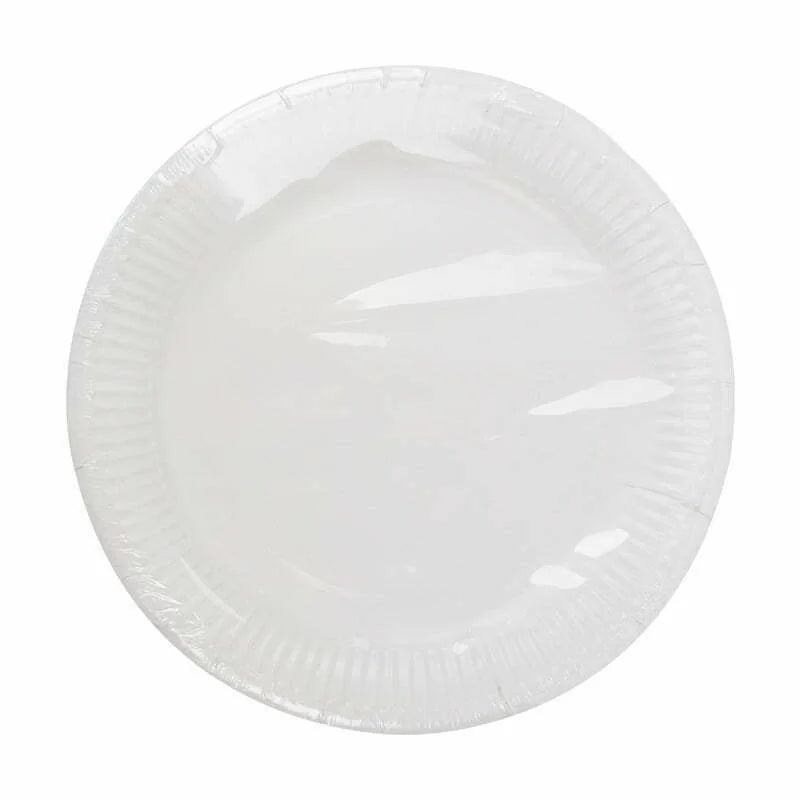 White Paper Plates Pk 20 - Party Affair