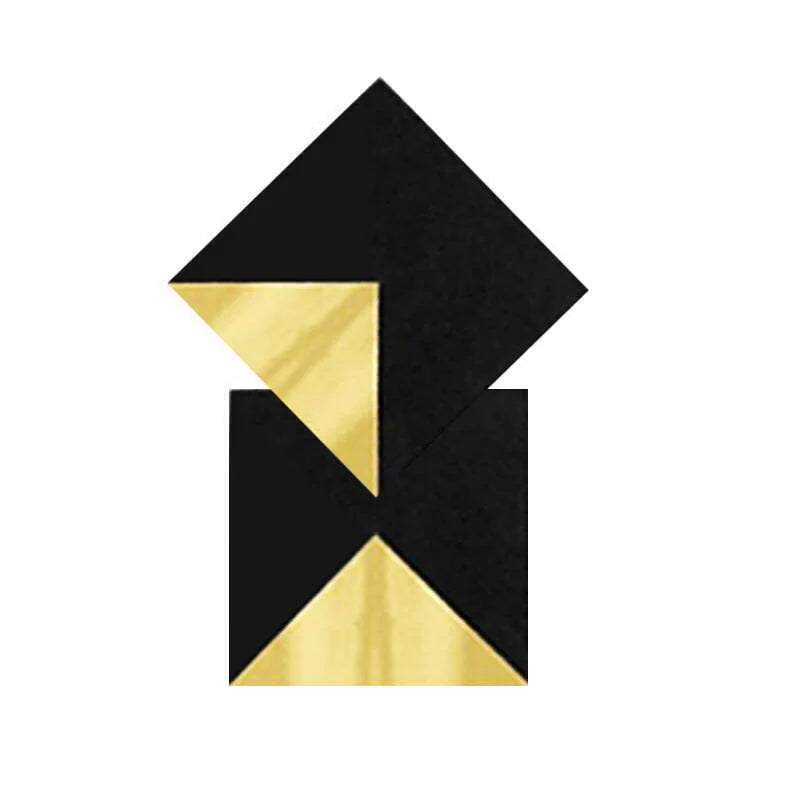 Black And Gold Napkin Pk20