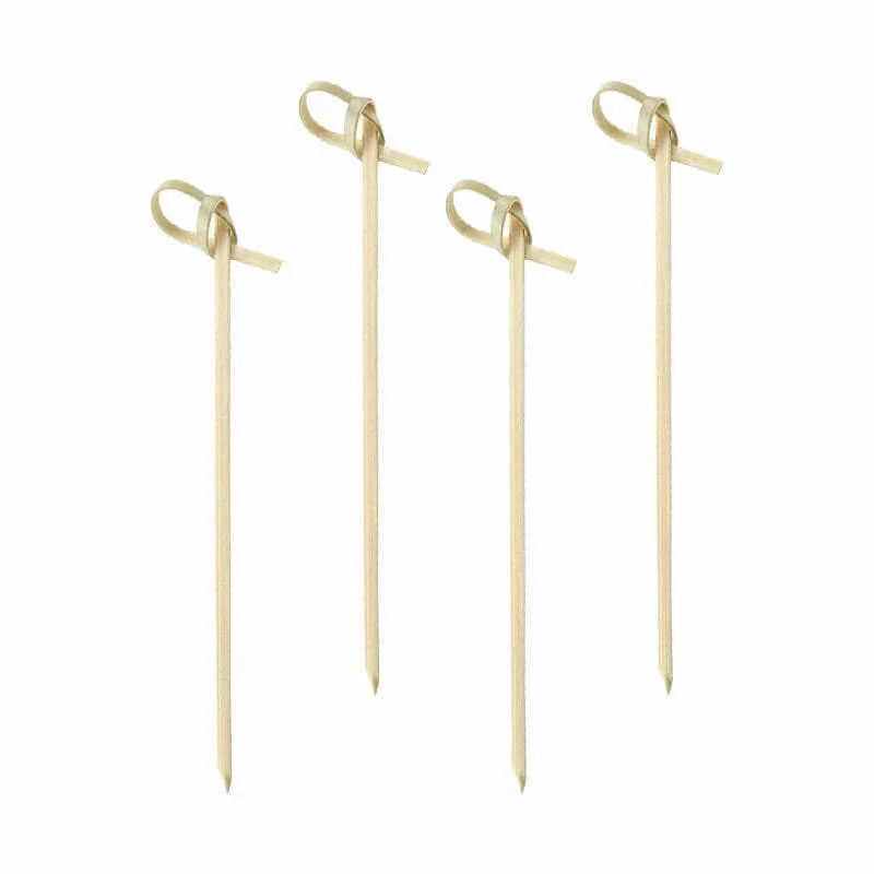 Curly Bamboo Pick Skewer