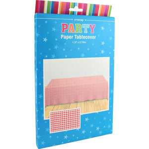 Red Gingham Tablecover