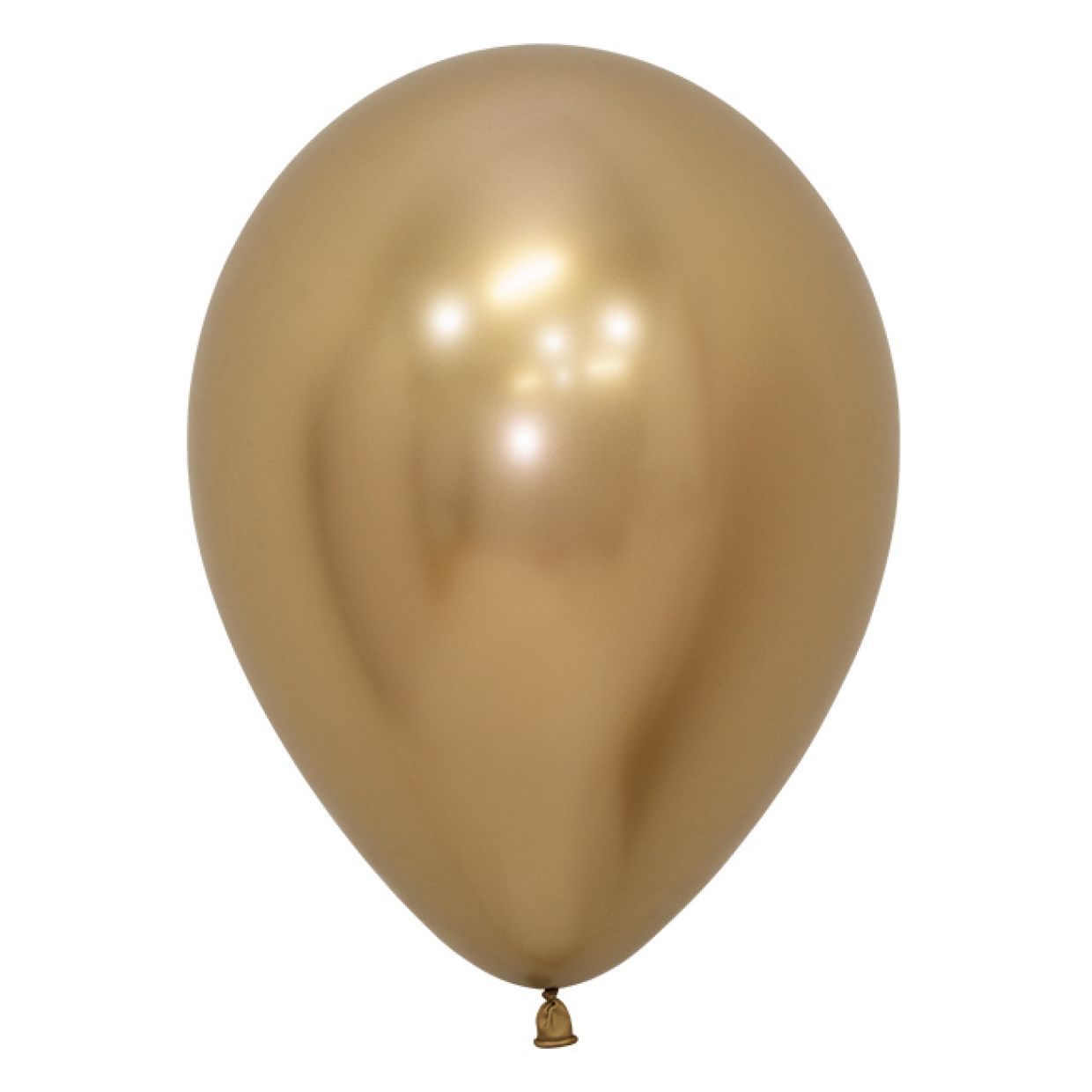 Reflex Chrome Gold Latex Helium Balloon