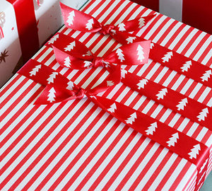 Red Stripe Gift Wrap