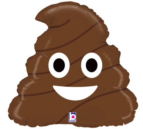 Emoji Poop Foil Balloon Shape - Party Affair