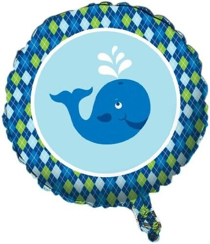 Ocean Preppy Blue Foil Balloon