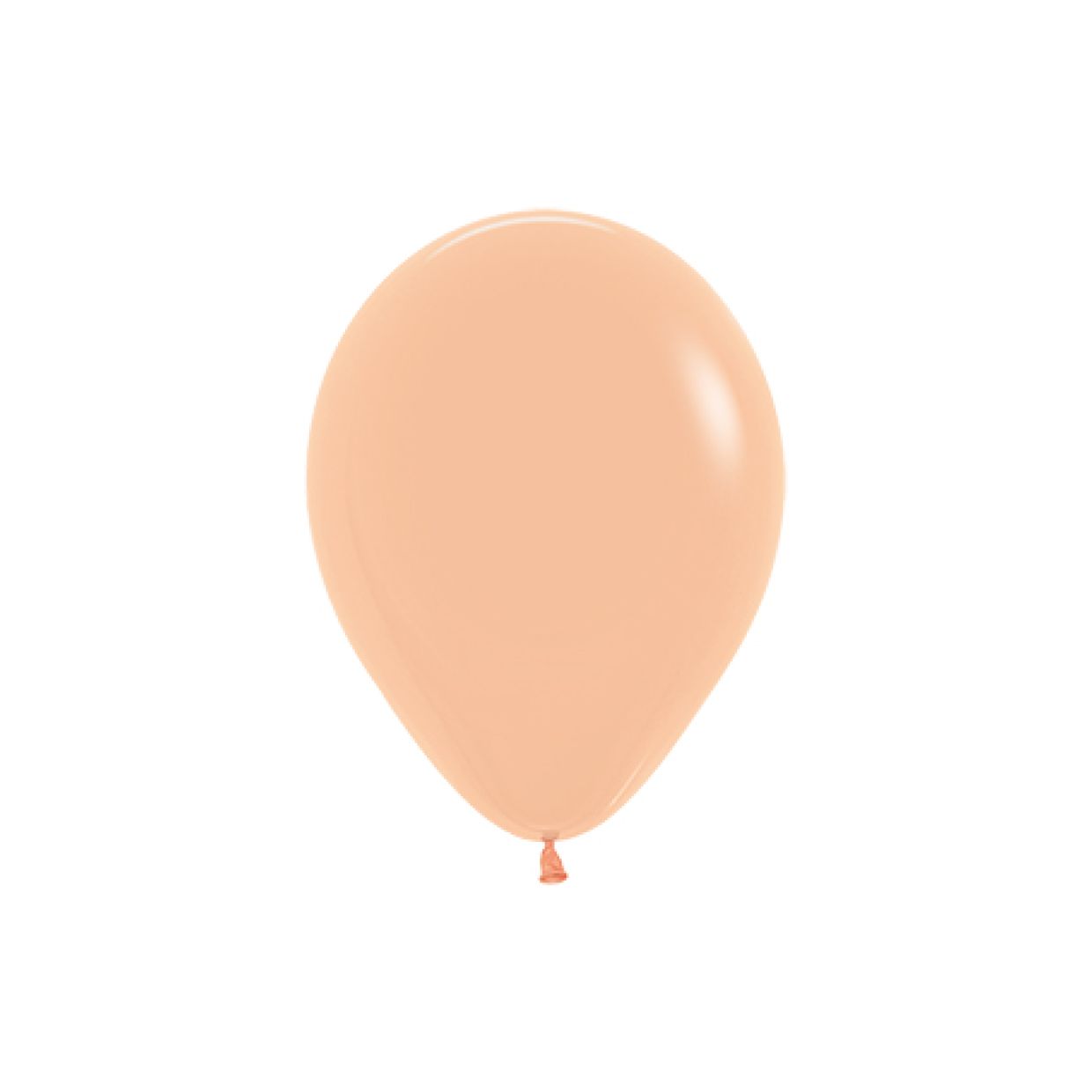 Standard Peach Latex Helium Balloon 