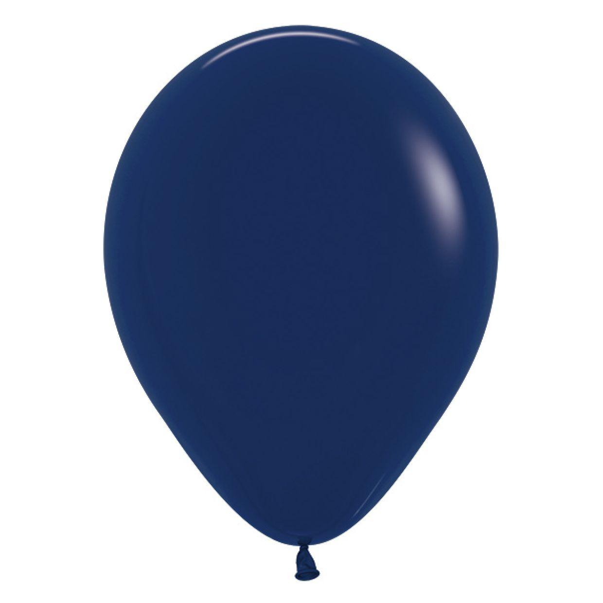 Standard Navy Blue Latex Helium Balloon - Party Affair