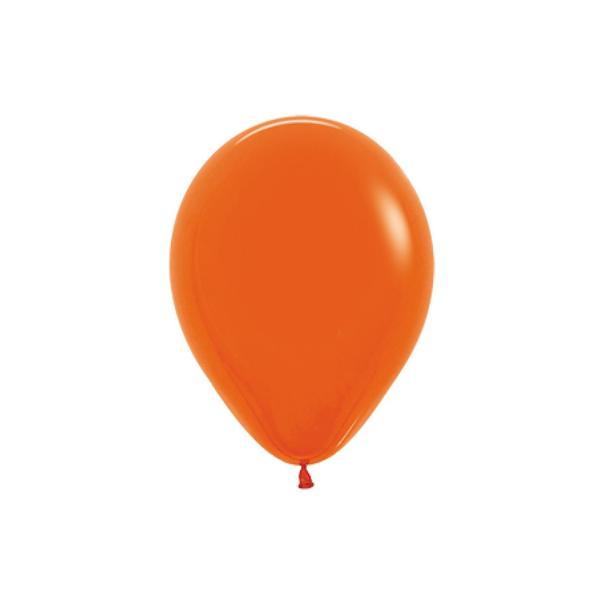 Standard Orange Latex Balloons - Pack 25 Flat