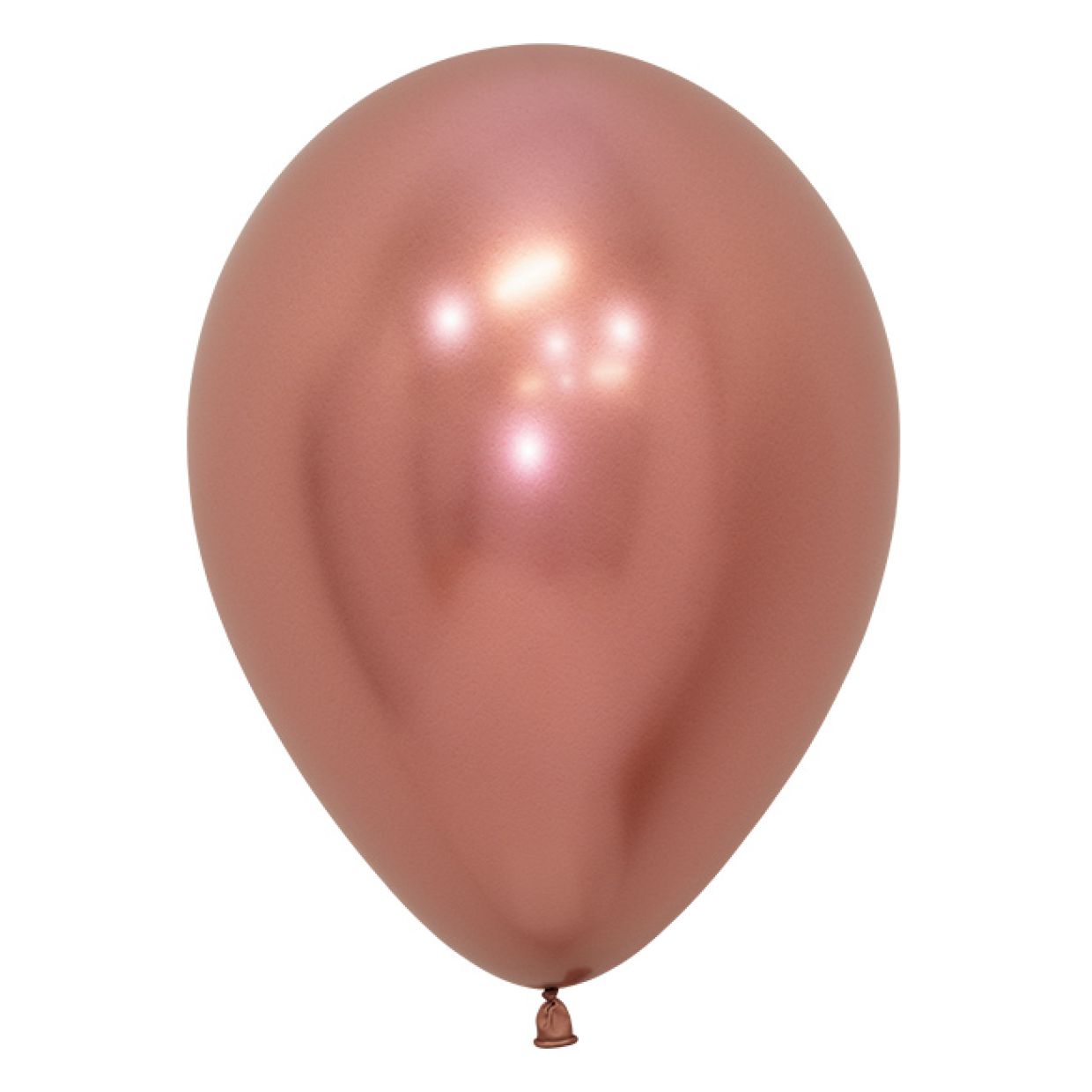 Reflex Chrome Rose Gold Latex Helium Balloon