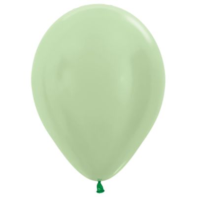 Pearl Light Green  Latex Helium Balloon