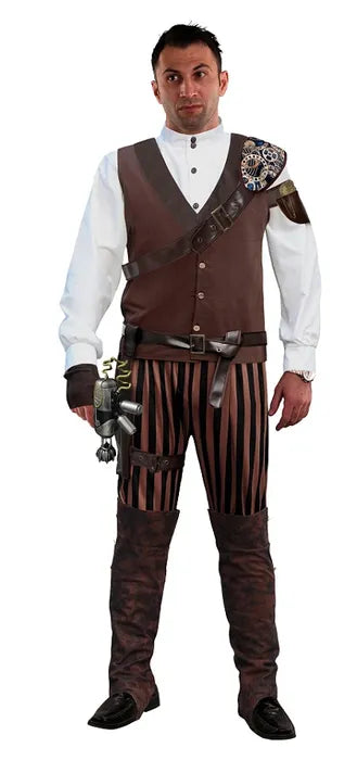 STEAMPUNK MAN ADULT - Male Adult Costume - Party Affair