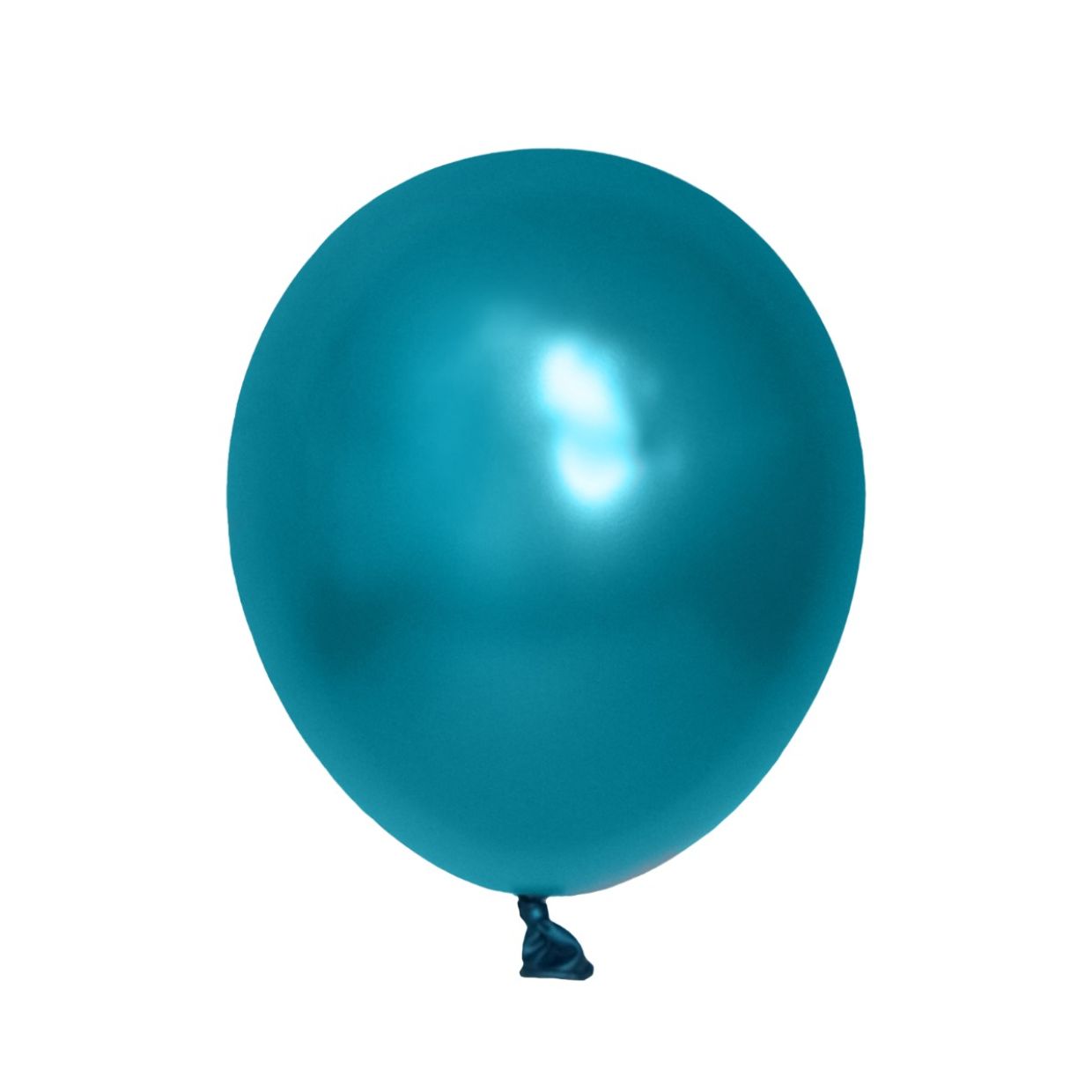 Metallic Teal Latex Helium Balloon - Tuftex