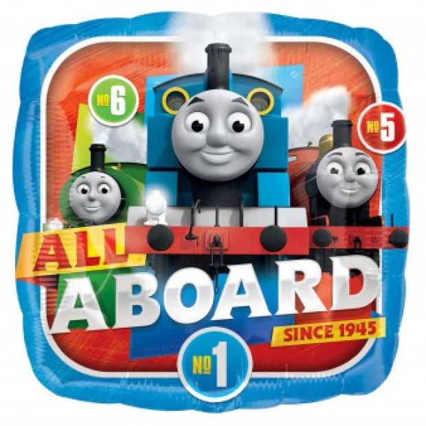 Thomas The Tank Engine All Aboard Foil Balloon