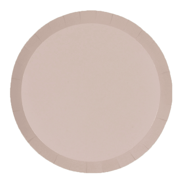 White Sand Paper Banquet Plates - 20 - Party Affair