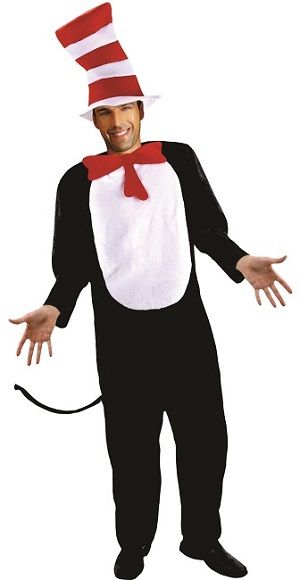 Cat in the Hat - Male Adult Costume