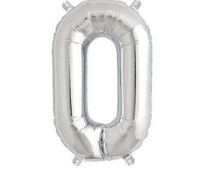 Silver Q Letter Foil Balloon