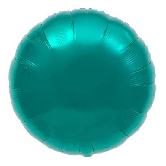 Teal Round Shape Foil Balloon Q - Party Affair