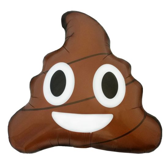 Emoji Poop Foil Balloon Shape