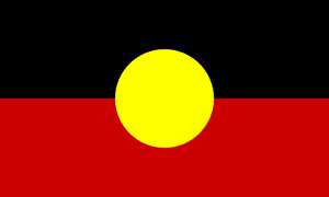 Aboriginal Flag Cloth Hand Waver - Party Affair