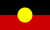 Aboriginal Flag Cloth Hand Waver