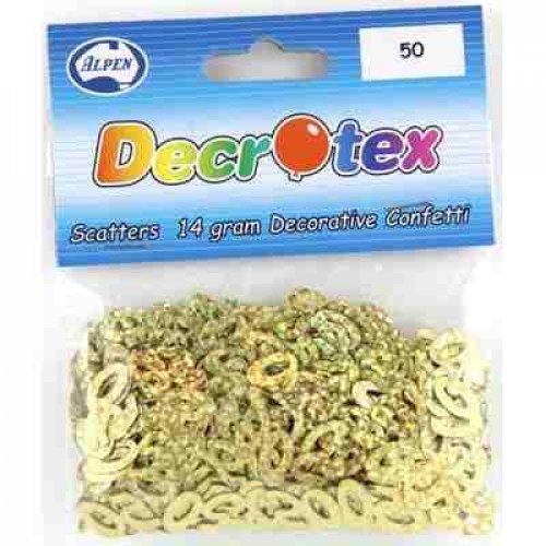 Scatter 50 Holographic Gold - Party Affair