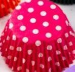 Bright Pink Spots Patty Pans - Party Affair