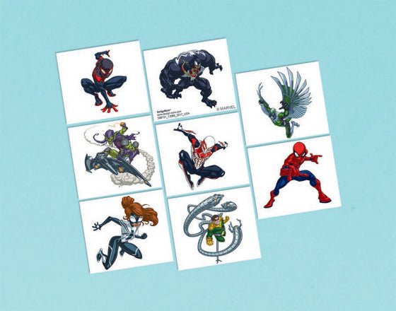 Spider Man Webbed Wonder Tattoos