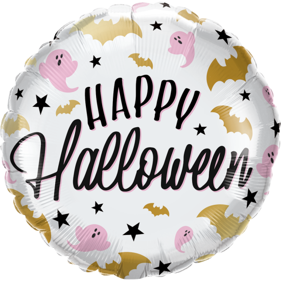 Halloween Glam Bats & Ghosts Foil Balloon