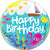 Maritime Fun Birthday Plastic Bubble Balloon