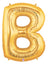 Letter B 100cm Gold Foil Balloon
