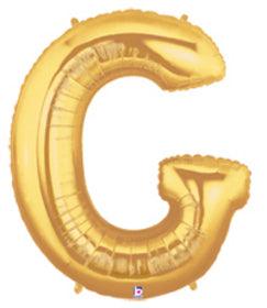 Letter G 100cm Gold Foil Balloon - Party Affair