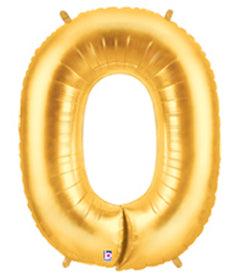 Letter O 100cm Gold Foil Balloon - Party Affair