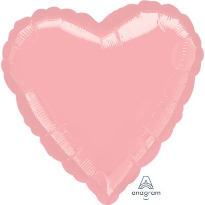 Pastel Pink Heart Foil Balloon