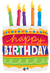 Fun Birthday Cake Foil Balloon Shape